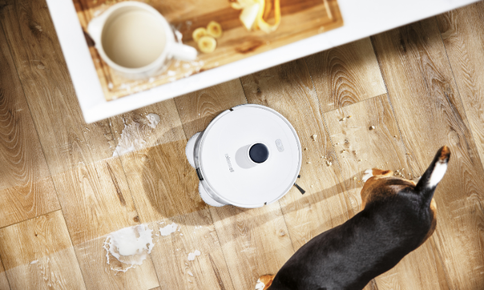 Obracające się pady mopujące