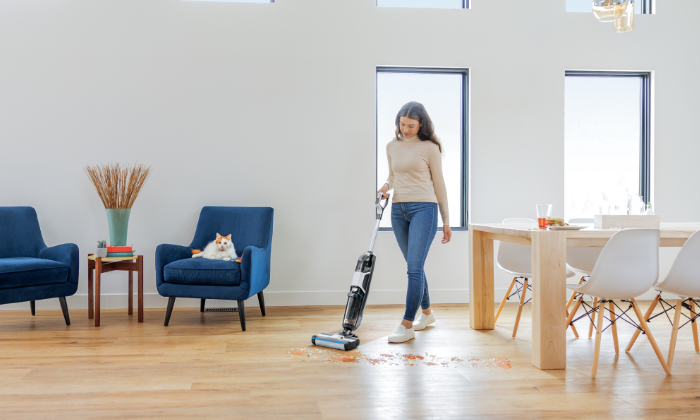 3w1: Odkurza, mopuje i suszy